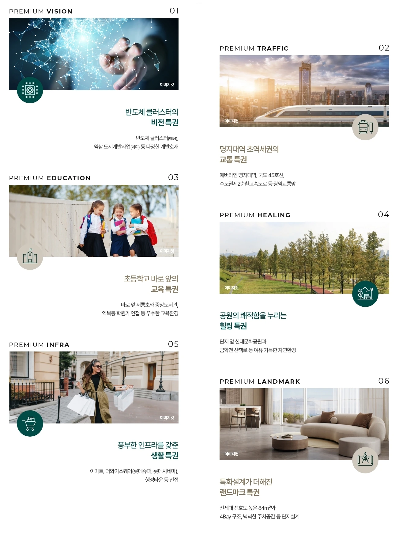 용인 푸르지오 클루센트 프리미엄 - 프리미엄 6개